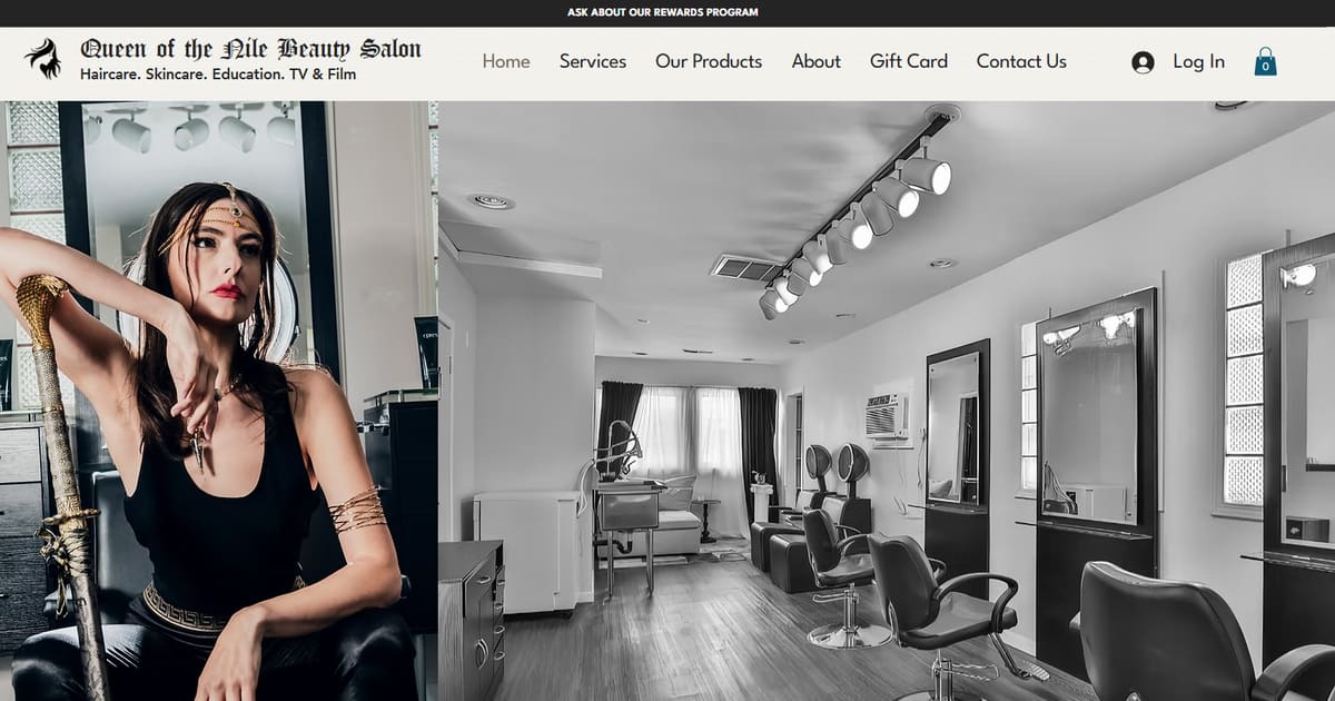 Queen of the Nile Salon — Case Study | Media City Design