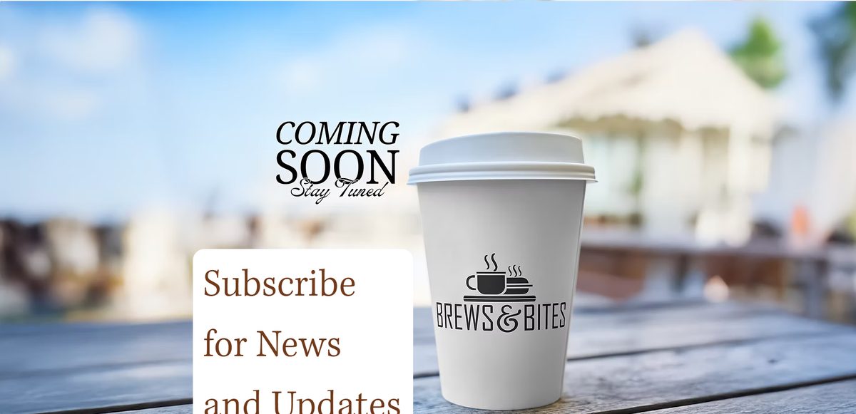 Brews & Bites Cafe website preview