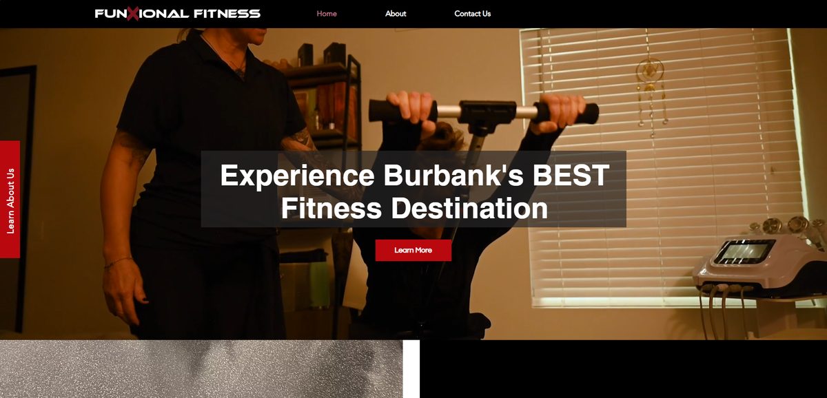 FunXional Fitness website preview