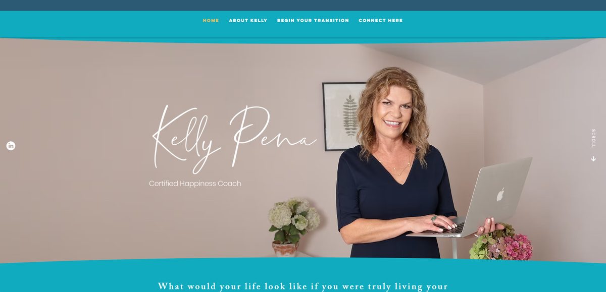 Kelly Pena website preview