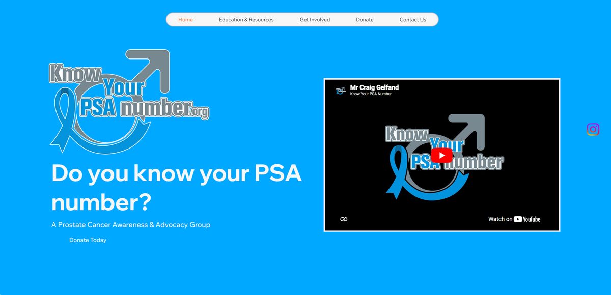 Know Your PSA website preview
