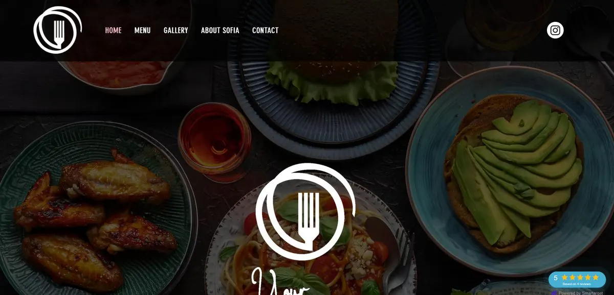 Your Realtor Chef Sofia website homepage screenshot