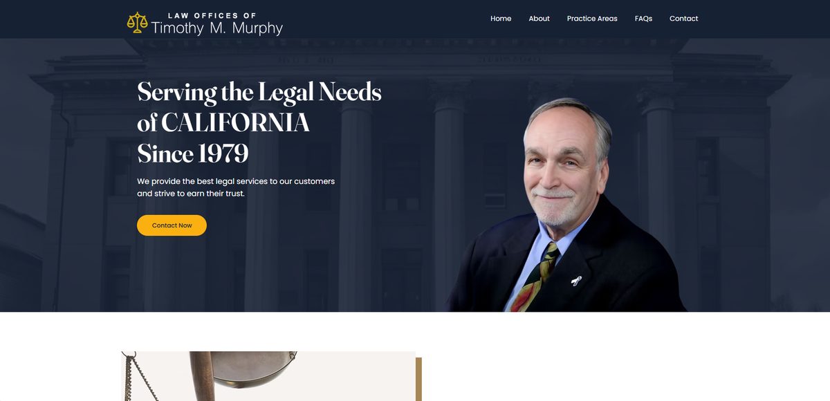 T. Murf's Law website preview